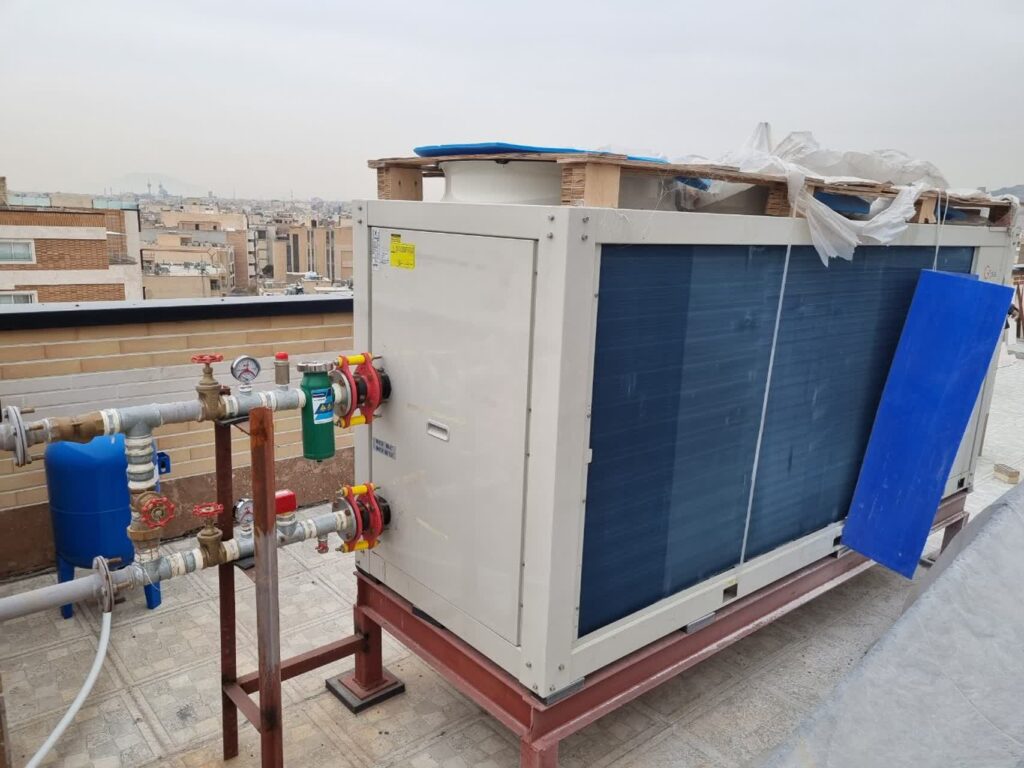 نصب فیلتر مغناطیسی هیدروتمپ روی چیلر