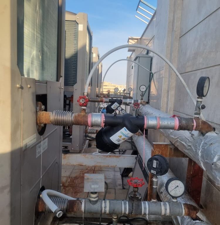 فیلتر پلی آمید- فیلتر مغناطیسی چیلر هیدروتمپ